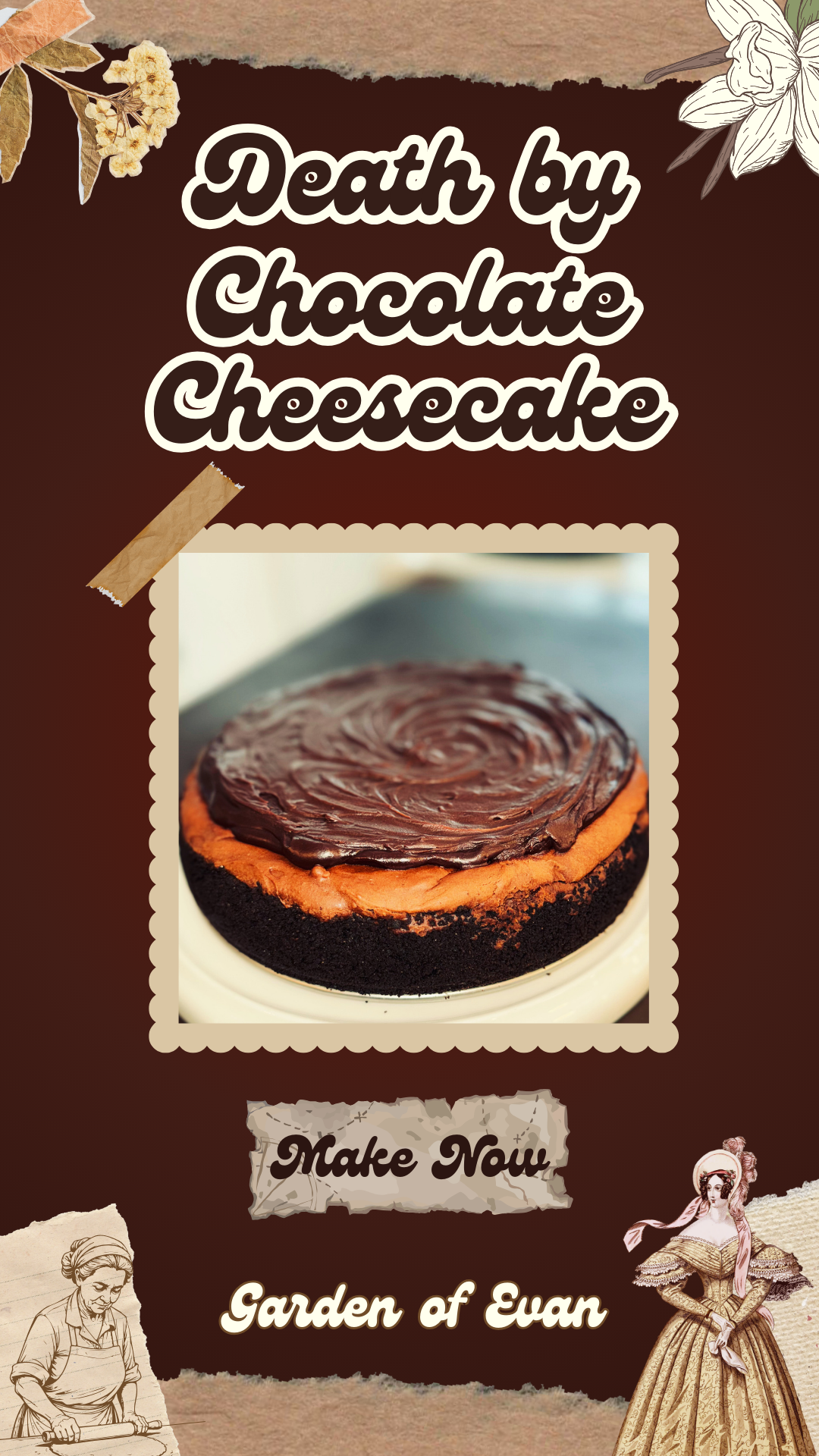 Death x Chocolate cheesecake