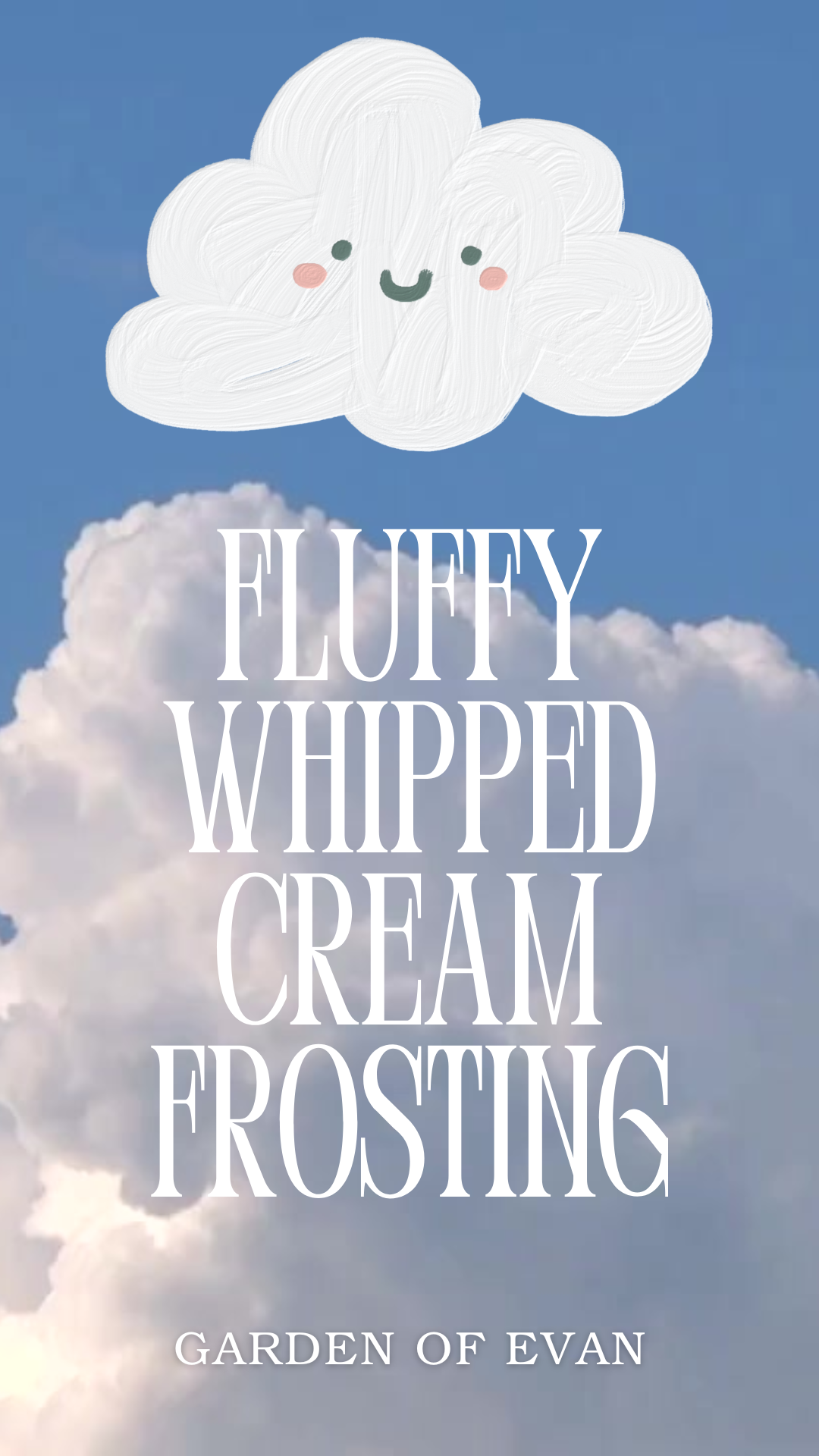 Fluffy Whipped Cream Frosting
